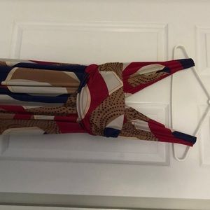 Vintage print sun dress